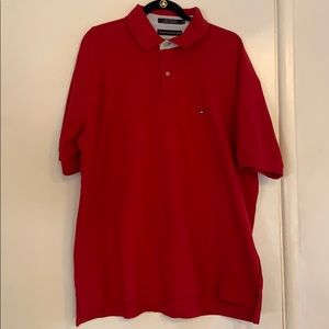 NWOT Tommy Hilfiger Red Polo Shirt XXL